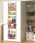 Over-the-Door Pantry Organizer, 9-Tier Steel Spice Rack, White