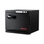 Hot towel warmer, 8 L, stainless steel, black, portable