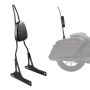 Motorcycle seat back protector, black, 730 mm, for Harley-Davidson Dyna and Glide models