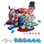 Children's motorcycle engine mechanic toy set, red, 25 pieces