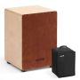 Wooden cajon drum box, birch wood, portable, 30x43 cm