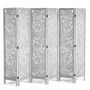 Wooden 6-panel folding room divider, 170 cm high