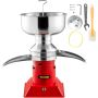Milk cream separator, 5 L, 304 stainless steel, red