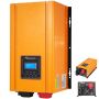 Pure sine wave inverter 12V to 110V, 3000W nominal power, 9000W maximum, LCD display