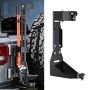 Mounting bracket kit for utility jack holder for SUVs (YJ, TJ, JK, JL)