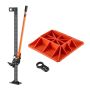 Farm ratchet jack with base, 3.18 t, 122 cm lifting height