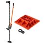 Agricultural universal ratchet jack with base, 3.18 t, 152.5 cm