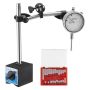 Dial test indicator with double stand and case, 0-25.4 mm, accuracy 0.03 mm