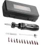 Adjustable 1/4 inch torque screwdriver, 1.1-7.9 N m