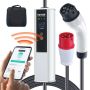 Portable electric vehicle charging station 16A 3.68-11 kW with 7.5 m cable IP66