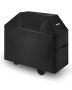 Grill cover 58 inches, waterproof and weatherproof, black 600D polyester