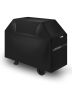 Grill cover 48 inches, waterproof and weatherproof, 600D polyester, black