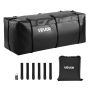 Cargo bag for towbar, waterproof 840D PVC, 57x19x24 cm