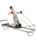 Foldable Pilates reformer with dual resistance, up to 180 kg
