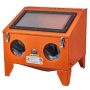 Sandblasting cabinet 151.4 L with 4 nozzles and gun