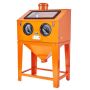 Sandblasting cabinet 90 gallons (340.7 L) with dust collection system 1.8 gallons (6.8 L)