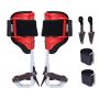 Aluminum Tree Climbing Spikes with Straps, Red, 350 lb Load Capacity