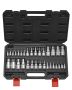 Hexagon socket set, 32 pieces, S2 and cr-v steel, SAE and metric, 1/4-1/2 inch