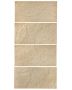 3D wall panels, 4 pcs., PU stone imitation, yellow, 48x24 inches.