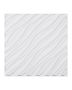 3D wall panels, 12 pcs., 19.7x19.7 cm, white, PVC, minimalist design