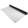 Portable Double-Sided Dance Floor, 6.6 x 23 ft, PVC Vinyl, Black/White