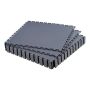 Modular garage floor tiles, 16 pcs., 513x513x5 mm, graphite gray PVC
