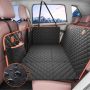 Dog car back seat bed protector, with mesh window, 51x28 cm