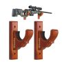 Wall-mounted gun rack, horizontal, with soft padding, up to 22.7 kg