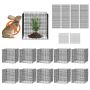 10 pcs. chicken wire plant protection cages, 30x30 cm, outdoor
