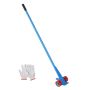Pallet demolition tool with 60-inch handle, Q235 steel, 8818 lb lifting capacity