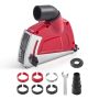 Cutting dust hood for 4-5 inch angle grinders, universal