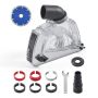 Universal cutting dust hood for angle grinders 4-5 inches, adjustable depth