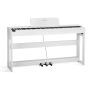 Weighted digital piano 88 keys white with stand and pedals