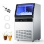 Commercial stainless steel ice cube maker, 59 kg/24 hrs, under counter