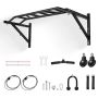 Multifunctional steel pull-up bar, 50 inches, for home gym