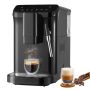 Automatic espresso coffee machine, 20 bar, 1.5 L, with grinder and whisk