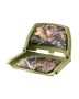 Foldable fishing boat seat with backrest, PP frame, camouflage