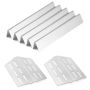 Flavor Enhancer Bars and Heat Deflectors, 44 cm, Stainless Steel, 7 pcs., for Weber Genesis 300 Grills