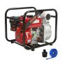 Gasoline 4-stroke water pump, 7.6 cm bore, 5.2 kW, 1003 l/min