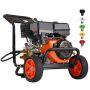 Gasoline pressure washer 4400 PSI, copper pump, 5 nozzles