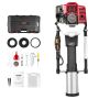 52cc petrol T-shaped pile driver, 1400W, 3 driving heads