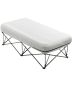 Double air mattress with frame, 136 kg, foldable