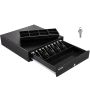 Cash register drawer 16", with 5 banknote and 8 coin trays, 2 keys