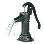 Hand-operated cast iron water pump with well-type pump, 25 ft. lift, 1-1/4" NPT connection