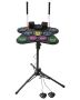 Electric drum set, 9 pads, with speakers and pedal