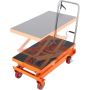 Hydraulic Double Scissor Lift Table Cart, 770 lbs, 59 inches