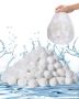 Pool filter balls for sand filter, 0.7 kg, polyester fiber