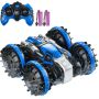 Amphibious remote control car-boat 4WD, 12 km/h, blue