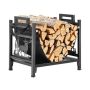 Powder-coated steel firewood rack, 45 cm, 18 kg