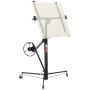 Drywall lift 3353 mm, telescopic handle, lockable castors (black)